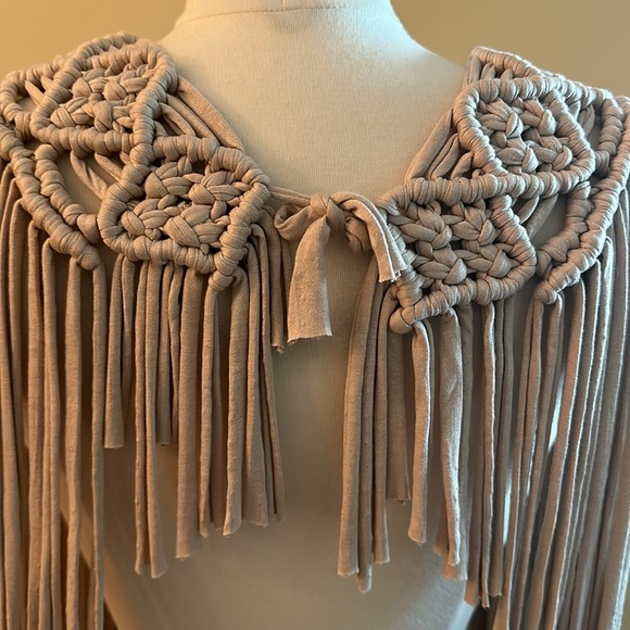Rare Macrame fringe vest top from Ibiza - Picture 8 of 12